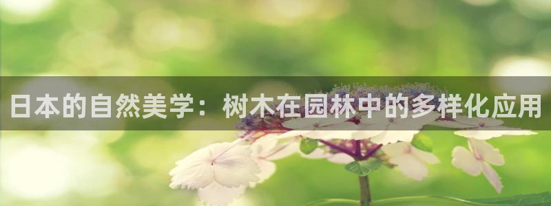 卧龙娱乐注册开户：日本的自然美学：树木在园林中的多样化应用